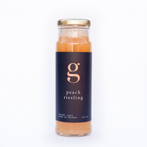 Peach Riesling Dessert Sauce